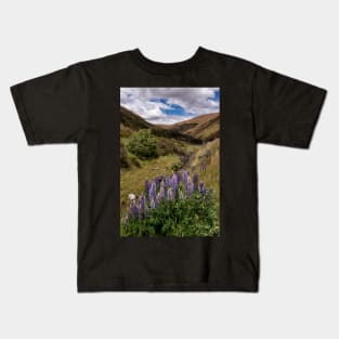 A Crown of Lupins Kids T-Shirt